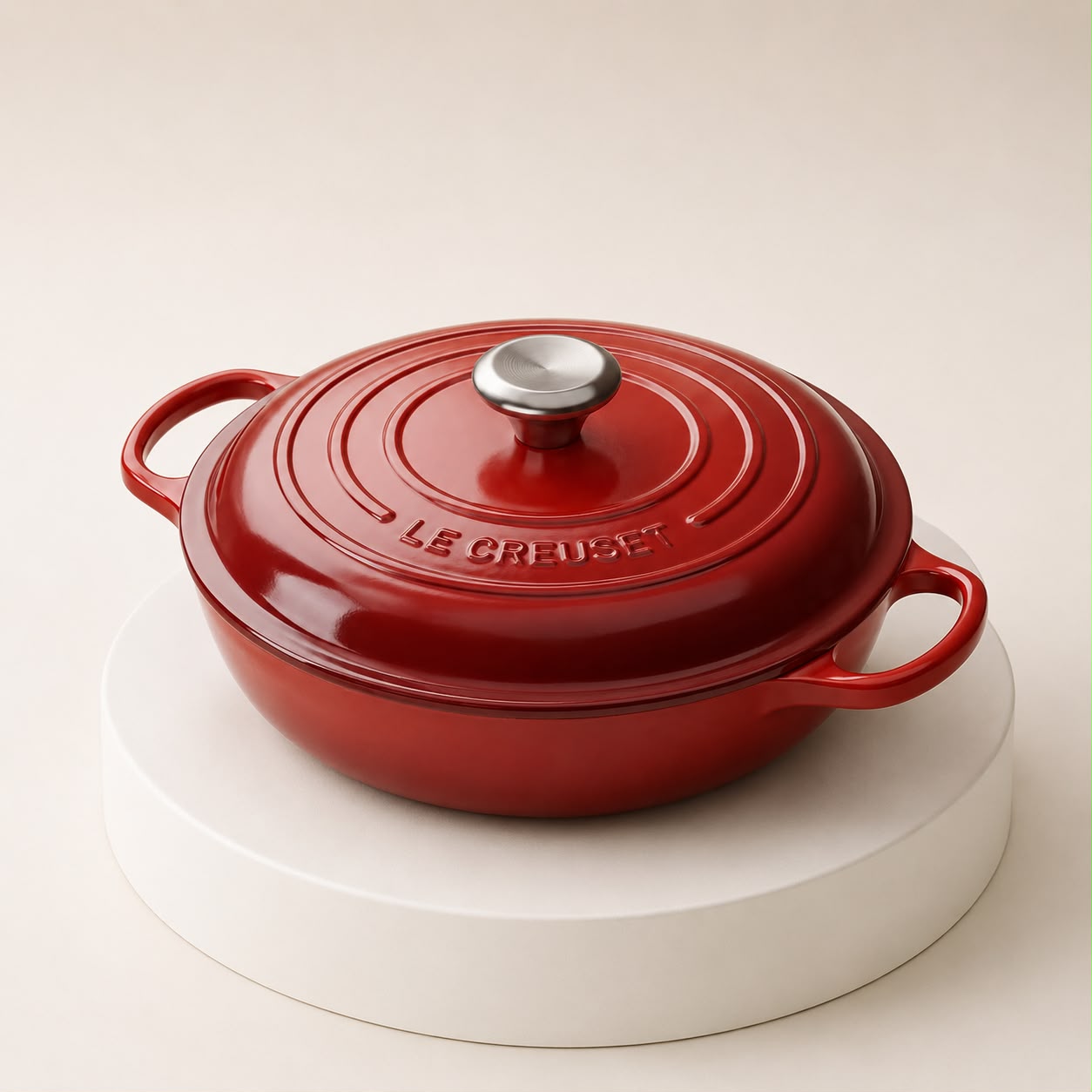 Le Creuset թուջե ցածր կաթսա