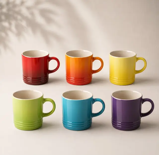 Le Creuset կերամիկական բաժակների հավաքածու
